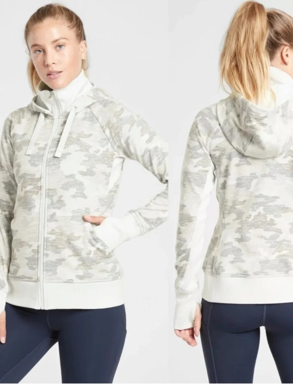 Athleta Triumph Camp Hoodie Zip Jacket 
Women’s L in GUC